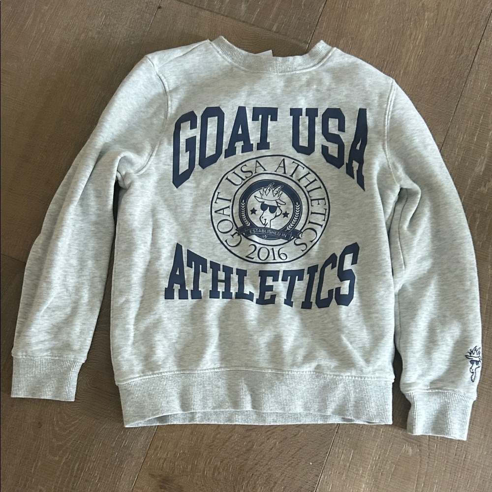 Gray Athletic GOAT KIDS Sweatshirt